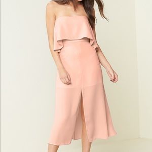 NEW Nordstrom CHARLES HENRY pink dress sz XS